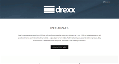 Desktop Screenshot of drexx.cz